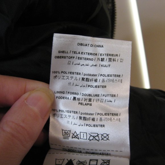 NWT Guess gray black jacket hoodie coat XS extra small - Picture 7 of 8